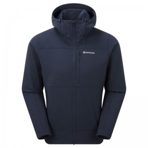 Dark Blue Men's Montane Krypton Softshell Jackets | EGC263OX