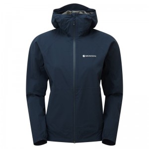 Dark Blue Women's Montane Minimus Lite Waterproof Jackets | WBJ5842OF