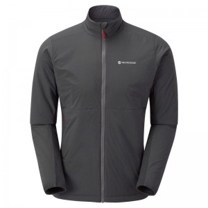 Dark Grey Men's Montane Fireball Lite Insulated Jackets | CWW9443BH