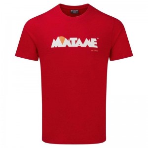 Red Men's Montane Lightweight Heritage T Shirts | XMN3169TZ