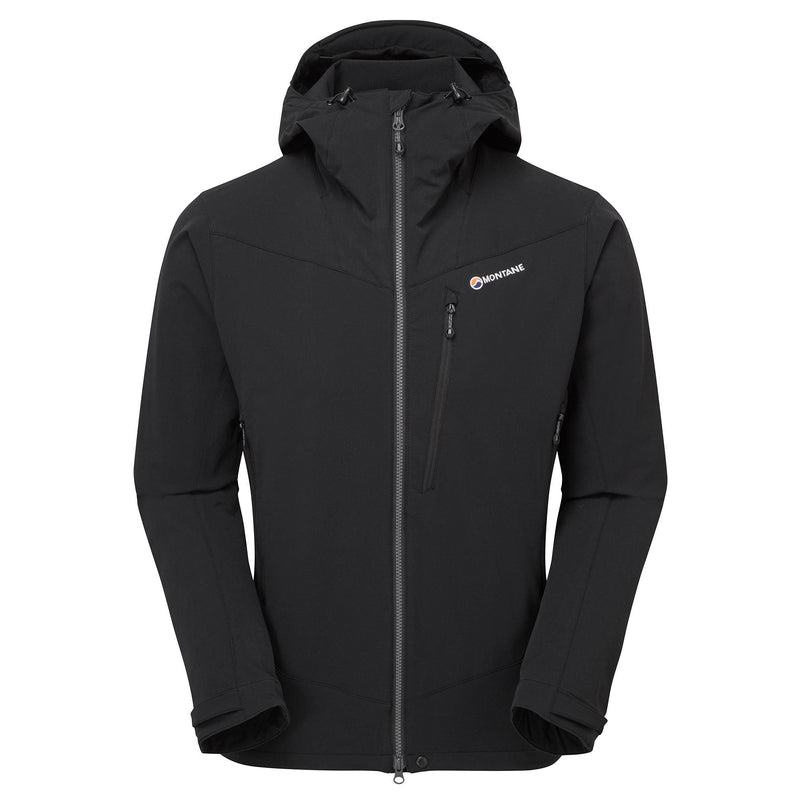 Black Men\'s Montane Dyno LT Softshell Jackets | ZAM1595NW