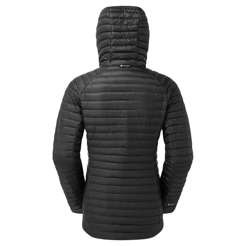 Black Women's Montane Anti-Freeze Lite Hooded Down Jackets | JUP3538WQ