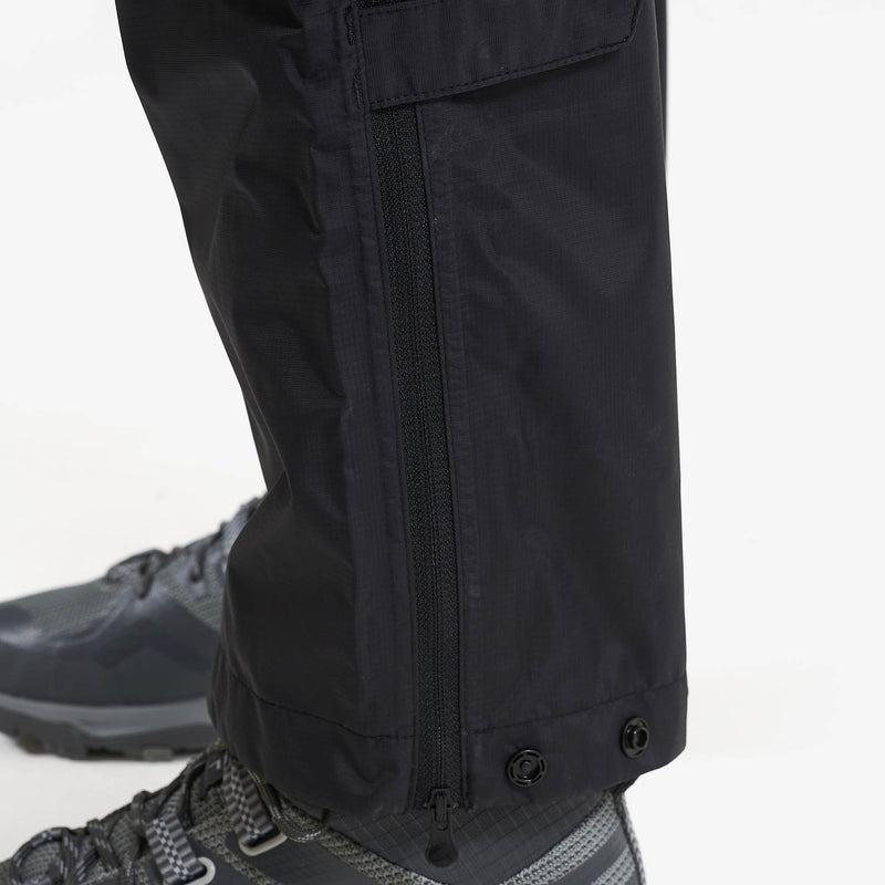 Black Women's Montane Dynamo Waterproof Pull-Over Trousers | VBK5785DM