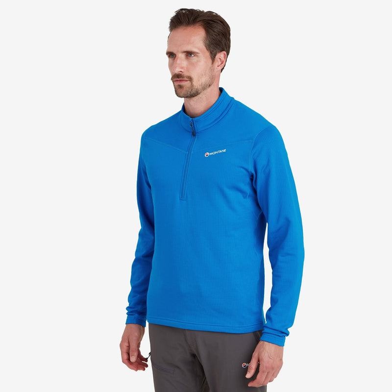 Blue Men's Montane Protium Pull On Fleece | IPR5739RJ