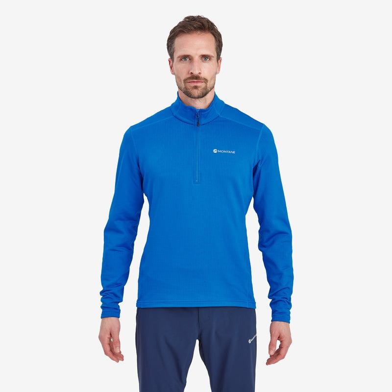 Blue Men's Montane Protium Pull On Fleece | IPR5739RJ