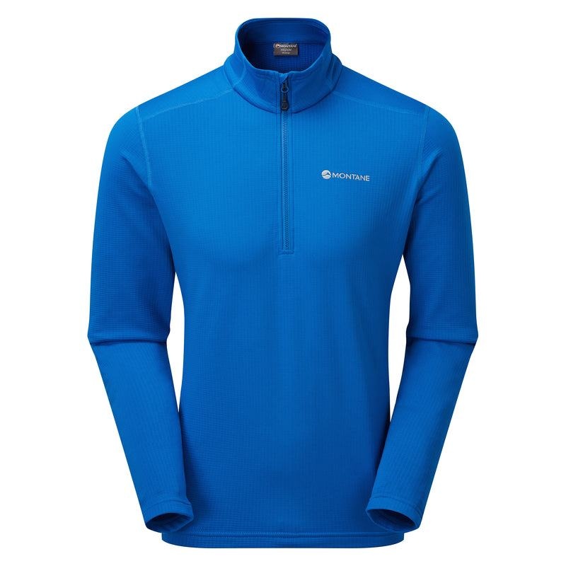 Blue Men\'s Montane Protium Pull On Fleece | IPR5739RJ