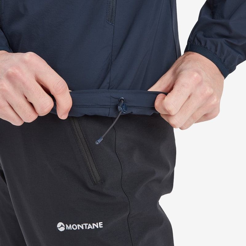 Dark Blue Men's Montane Fireball Nano Hooded Jackets | SFU96WX