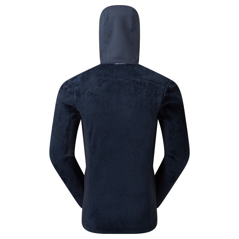 Dark Blue Men's Montane Protium XPD Hooded Fleece Jackets | TST8084YT