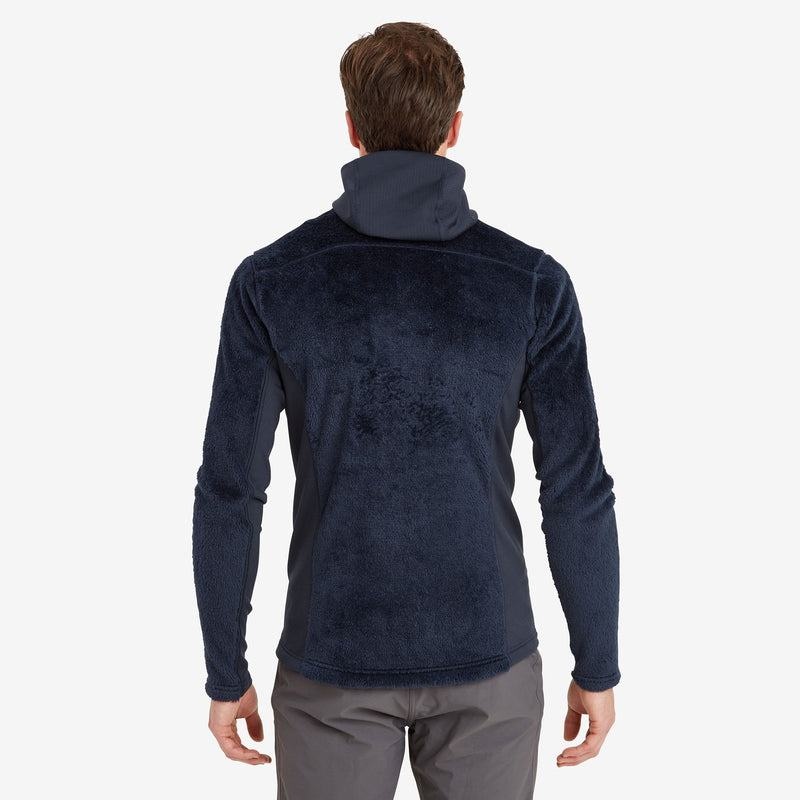 Dark Blue Men's Montane Protium XPD Hooded Fleece Jackets | TST8084YT