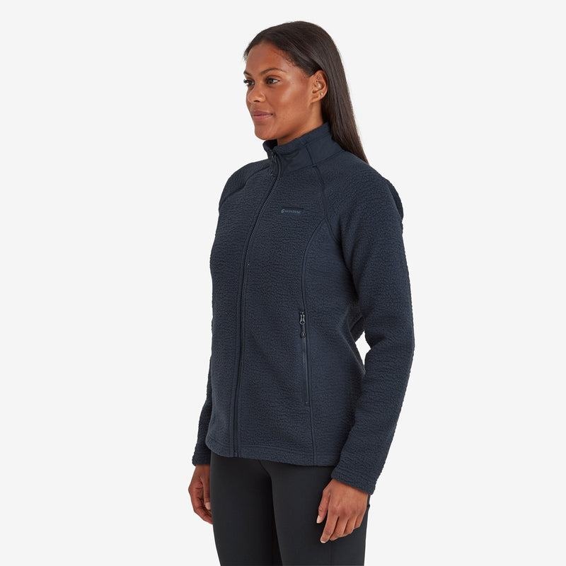 Dark Blue Women's Montane Chonos Fleece Jackets | BGB6939PD