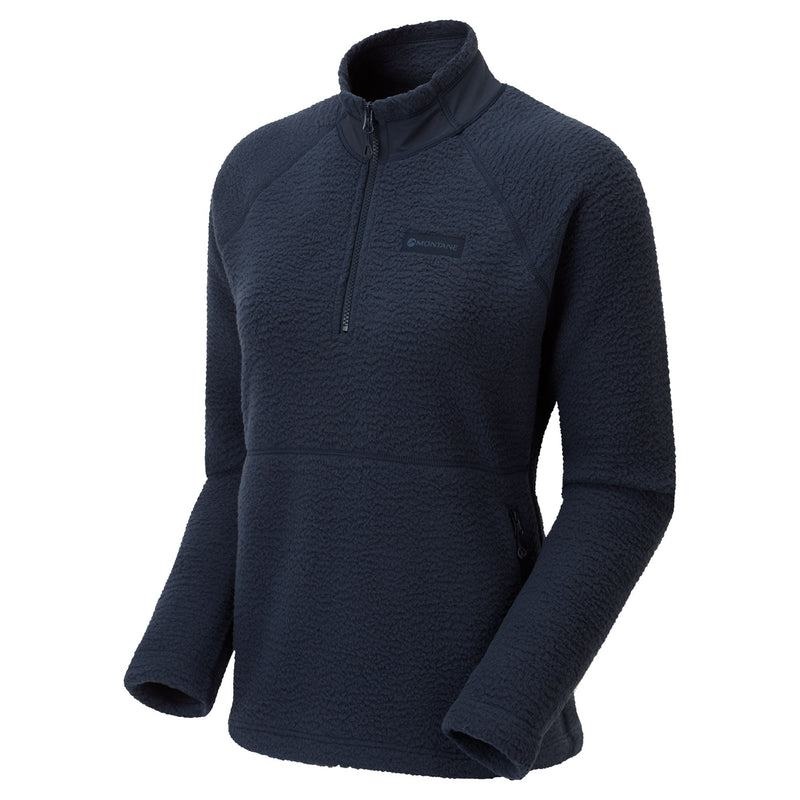 Dark Blue Women's Montane Chonos Smock Pull On Fleece | ARW8535VG