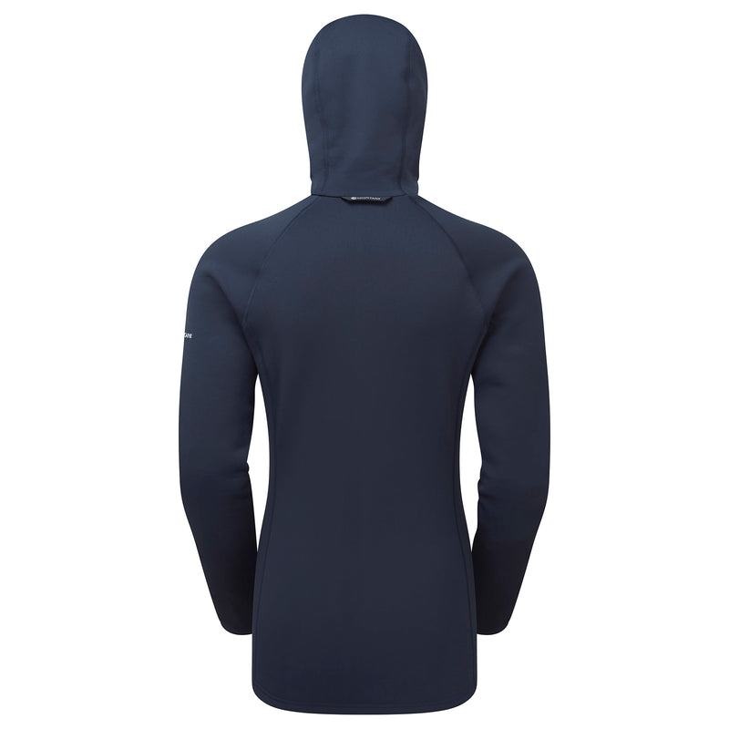 Dark Blue Women's Montane Fury Hooded Fleece Jackets | XPB1415ZL