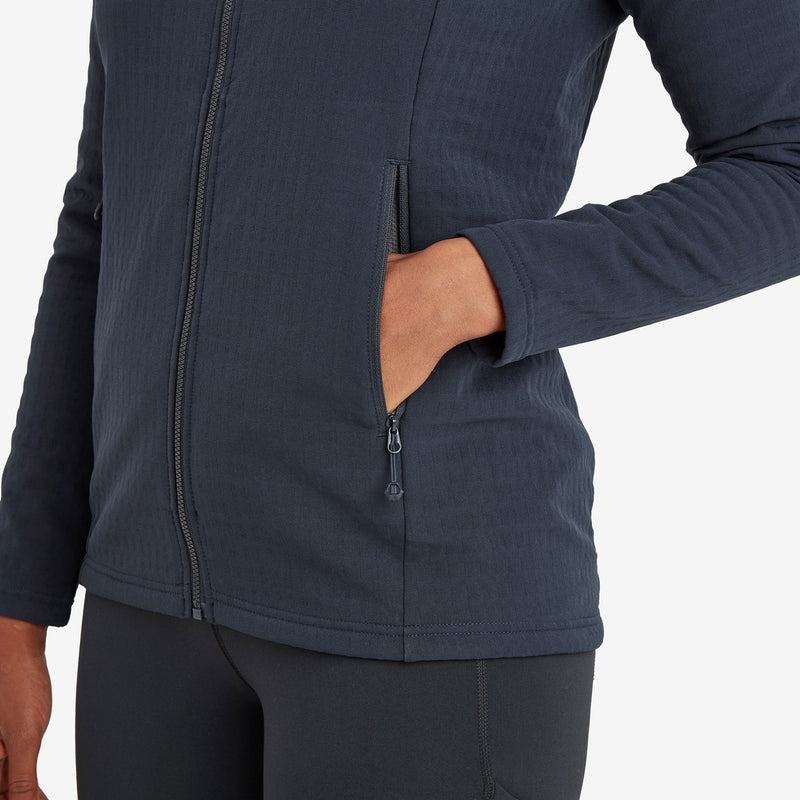 Dark Blue Women's Montane Protium XT Hooded Fleece Jackets | UVL8639PM
