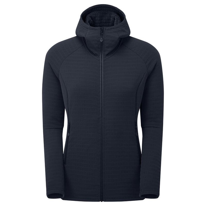 Dark Blue Women\'s Montane Protium XT Hooded Fleece Jackets | UVL8639PM