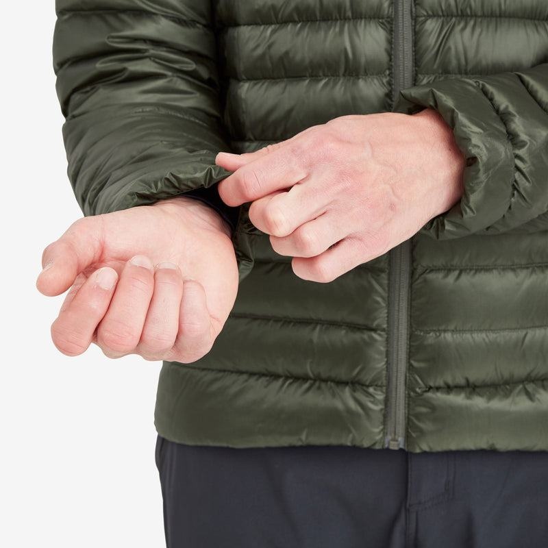 Dark Green Men's Montane Anti-Freeze Down Jackets | WOH828BV