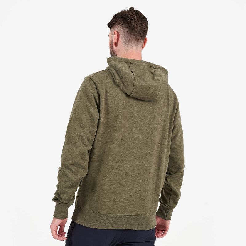 Dark Green Men's Montane Heritage Hoodie | IRC603HX