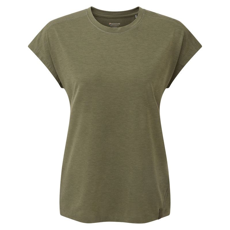 Dark Green Women\'s Montane Mira T Shirts | RKE5184EQ