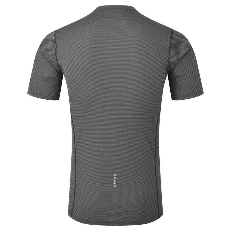 Dark Grey Men's Montane Dart Nano Zip T Shirts | WFM7956IX