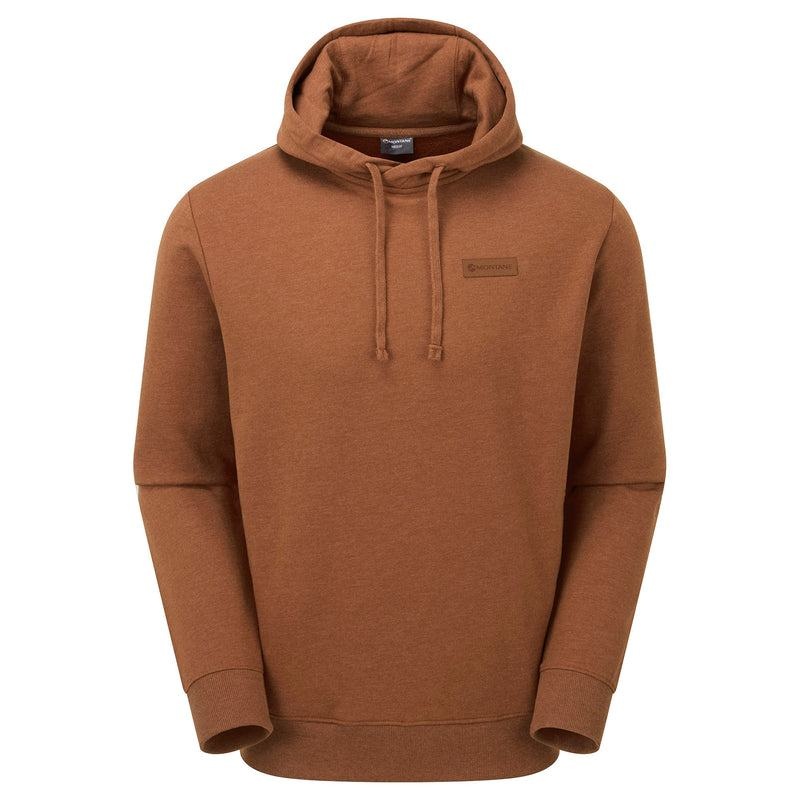Dark Orange Men\'s Montane Mono Logo Hoodie | WFP7021AY