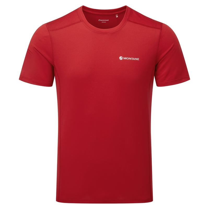 Dark Red Men\'s Montane Dart Lite T Shirts | VDG8383ZV