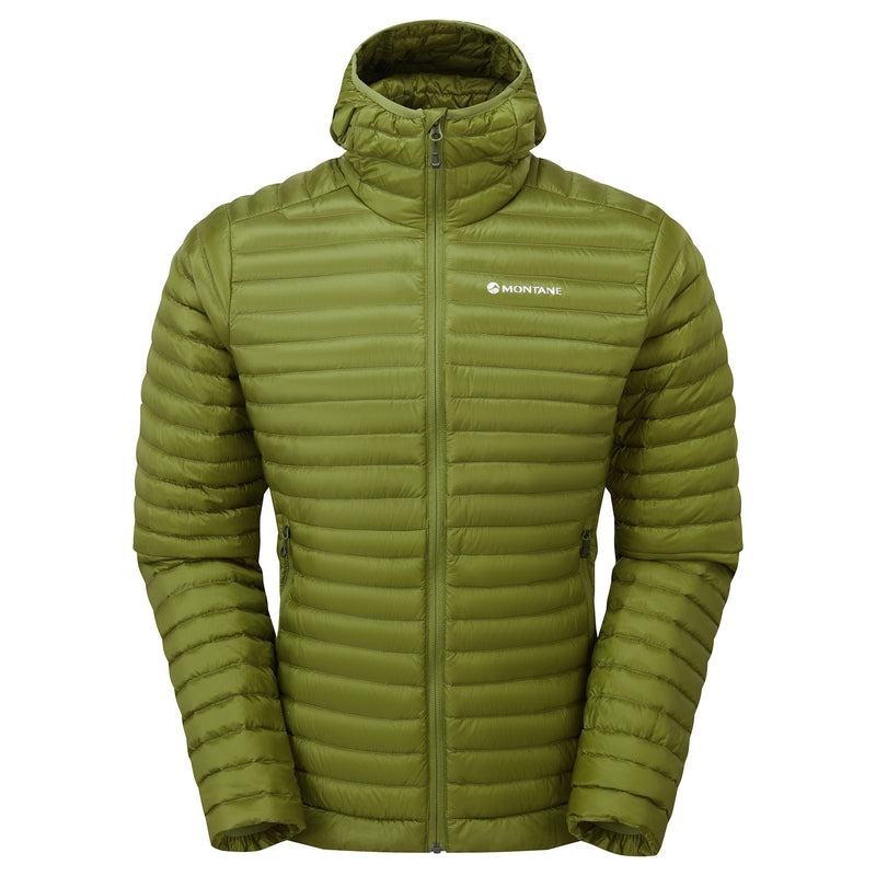 Green Men\'s Montane Anti-Freeze Lite Hooded Down Jackets | HXW1295QD