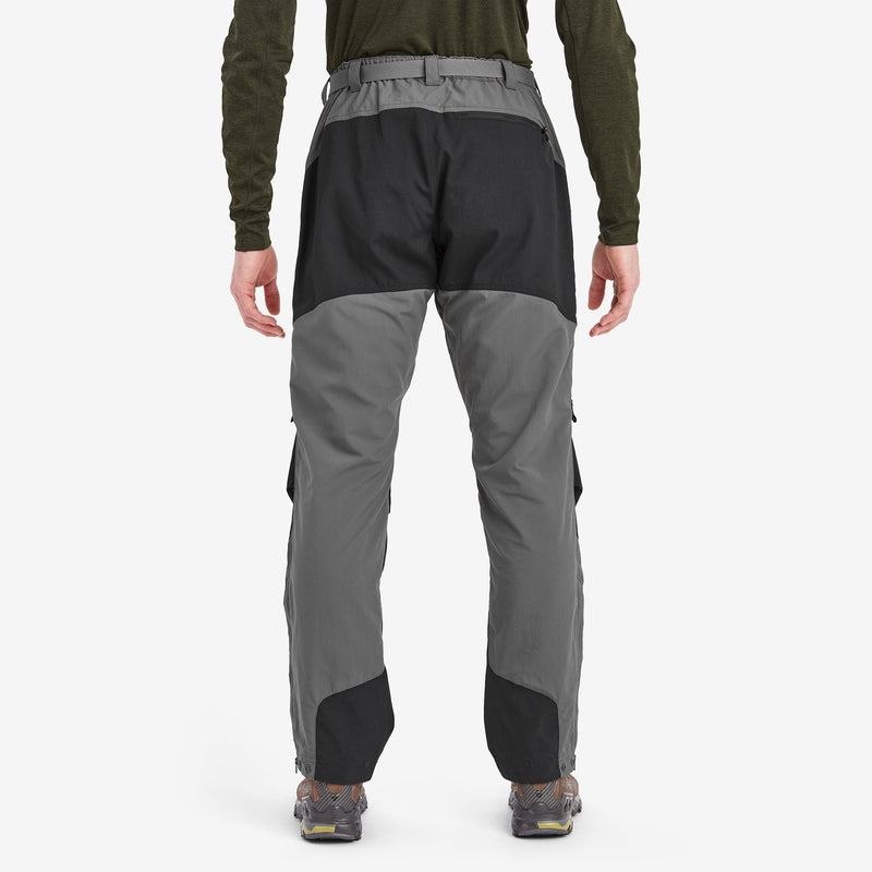 Grey Black Men's Montane Terra Pants | PHV222VN