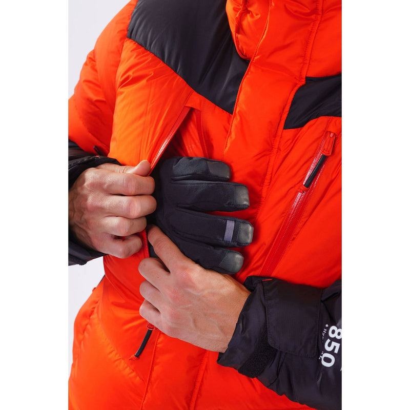 Orange Black Men's Montane Apex 8000 Down Jackets | JCL69HJ