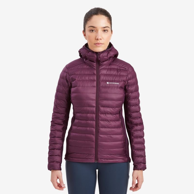 Purple Women's Montane Icarus Lite Hooded Jackets | MBX3946WY