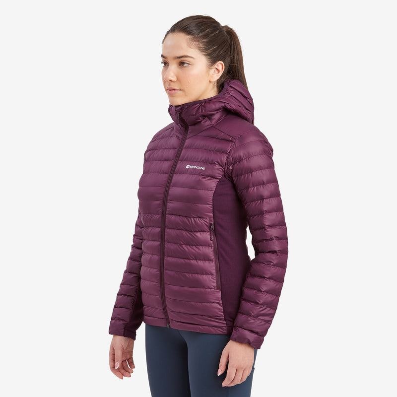 Purple Women's Montane Icarus Lite Hooded Jackets | MBX3946WY