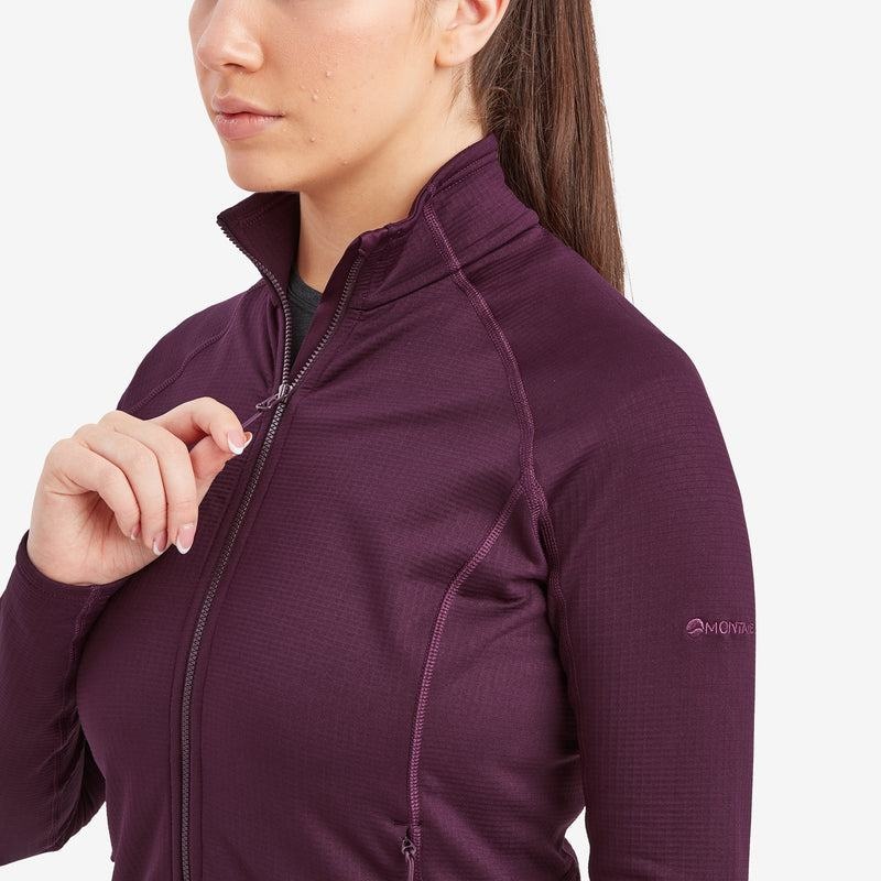 Purple Women's Montane Protium Fleece Jackets | LVY5182XH