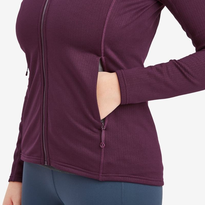 Purple Women's Montane Protium Fleece Jackets | LVY5182XH