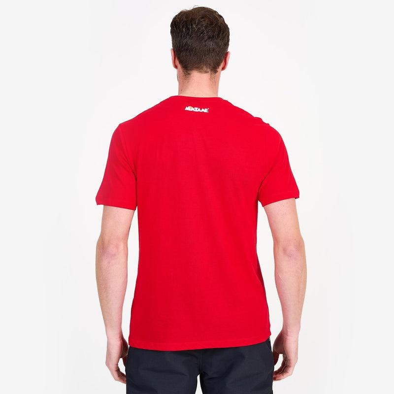 Red Men's Montane Lightweight Heritage T Shirts | XMN3169TZ