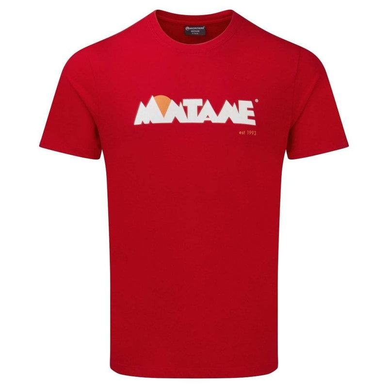 Red Men\'s Montane Lightweight Heritage T Shirts | XMN3169TZ