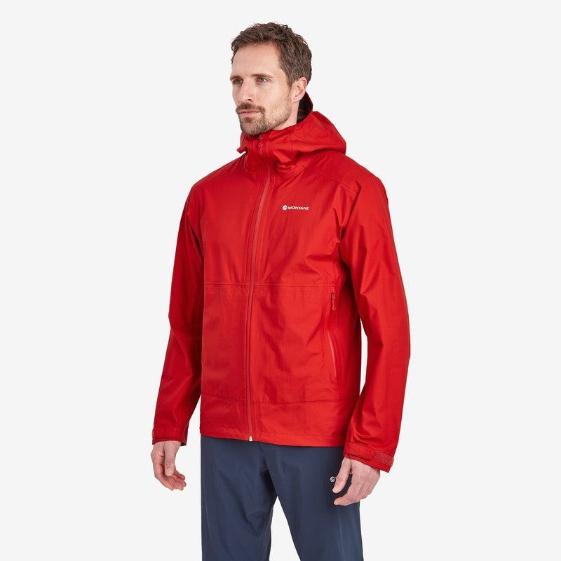 Red Men's Montane Spirit Lite Waterproof Jackets | YUZ9285GV
