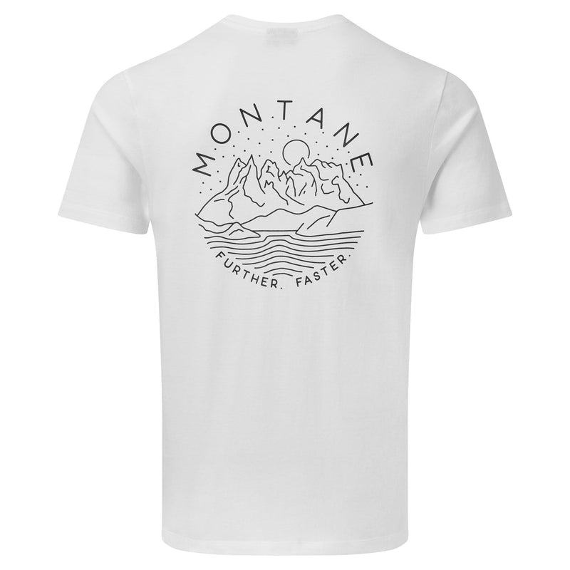 White Men's Montane Starscape T Shirts | YEH1570SN